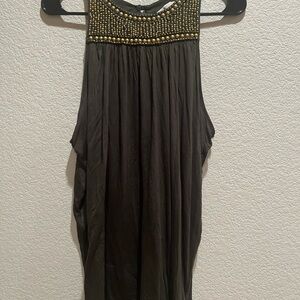Michael Kors Black Tunic with Gold Accents